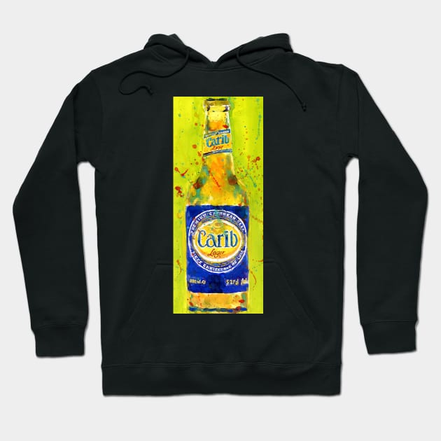 Caribbean Beer Bottle Hoodie by dfrdesign